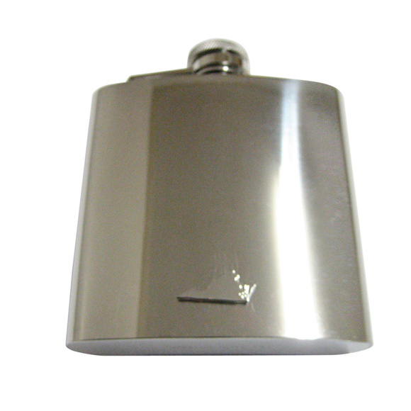 Virginia State Map Shape 6oz Flask - Picture 1 of 1